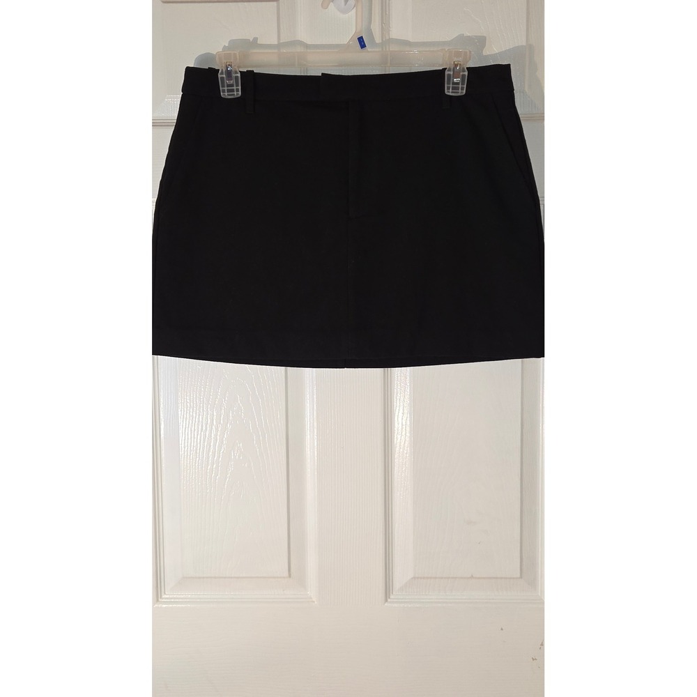 Gap Black Mini Skirt Size 14 Tailored Career Casual Short Skirt